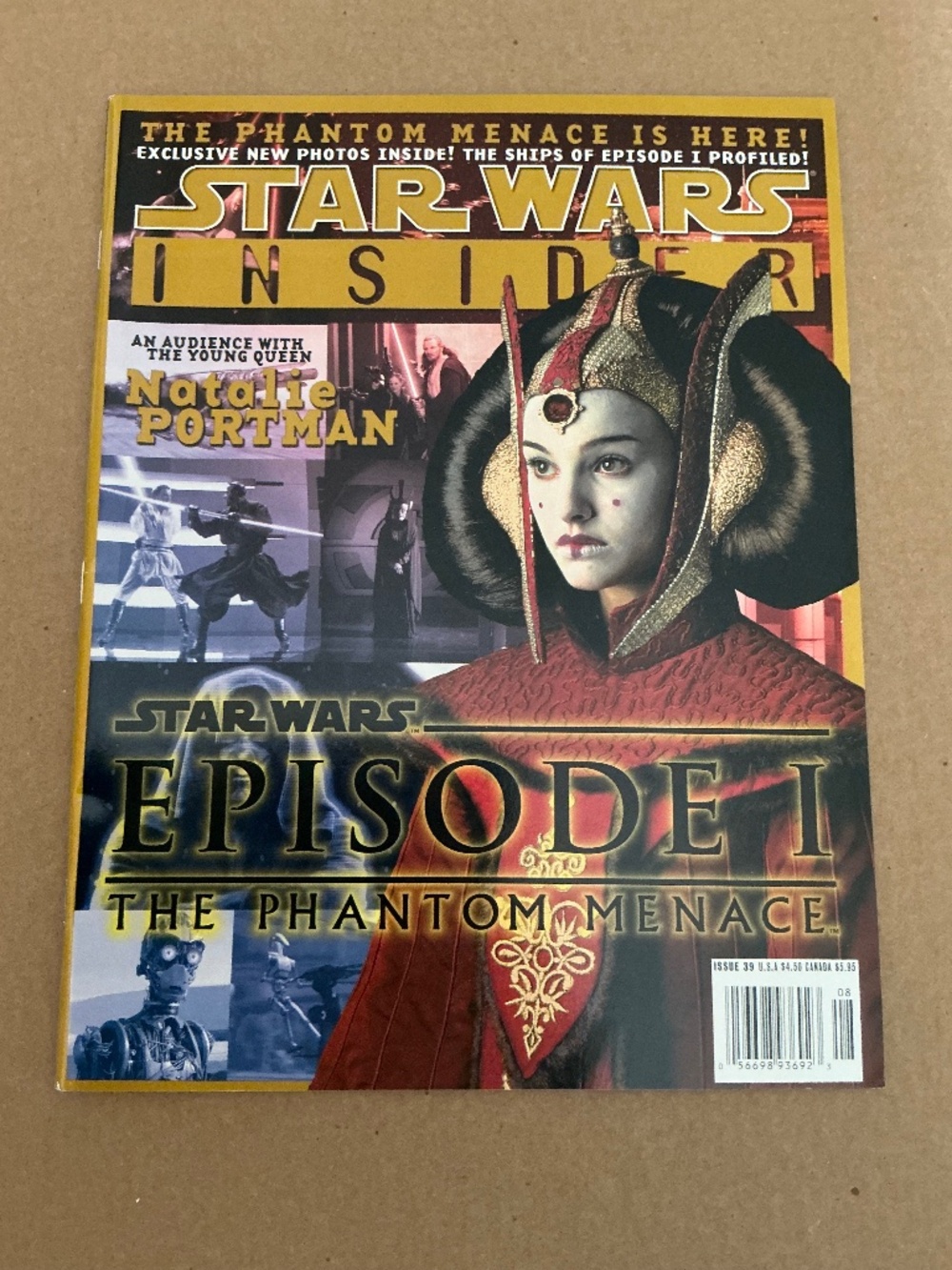 Star Wars Insider Magazine Issue 44 June 1999 Phantom Menace Cover Portman